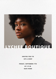 Tall Horizontal (Photo) - Shopping Event Invitation by Paperless Post