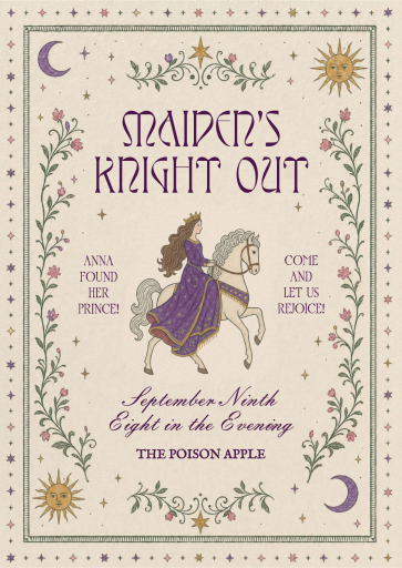 Celestial Fairy Tale Invitation