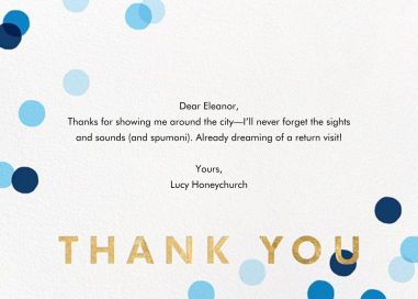 Carnaby Thanks - Thank You Card by Paperless Post
