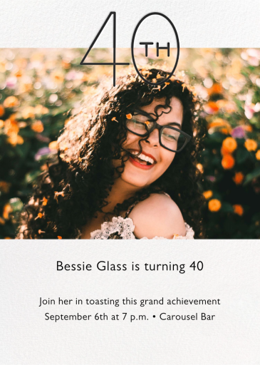 Decade Photo - Birthday Invitation by Paperless Post