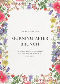 Archival Florals - Brunch Invitation by Liberty