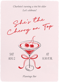 Cherry on Top - Invitation by Paperless Post