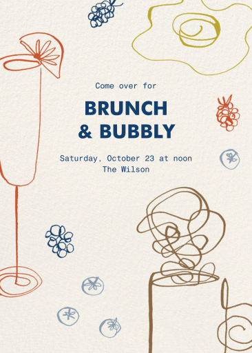 Berry Brunch - Invitation by Kirby x Art
