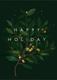 Holly Branch by Paperless Post