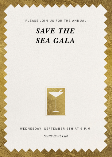 Zig and Zag (Customizable Template) - Fundraiser Invitation by Paperless Post