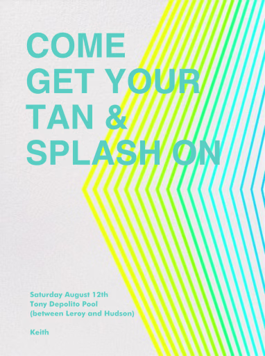 LA 1984 - Beach Party Invitation by Paperless Post