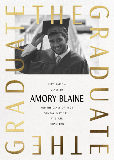 The Graduate Photo - Celebration Invitation by Paperless Post
