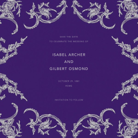 Silk Brocade II (Save the Date) - Save the Date by Oscar de la Renta