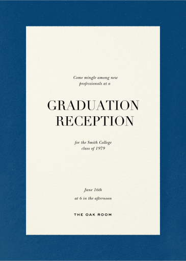 A La Mode - Graduation Party Invitation by Paperless Post