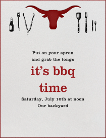 Longhorn Barbeque by Paperless Post