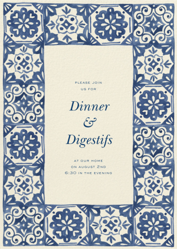 Amalfi Tiles - Housewarming Invitation by Paperless Post