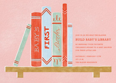 Baby's Bookshelf by Paperless Post