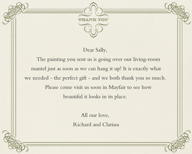 Antique Press (Stationery) - Thank You Card by Paperless Post