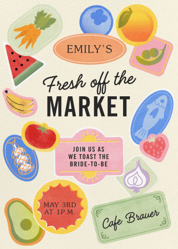 Fresh Market - Invitation by Paperless Post