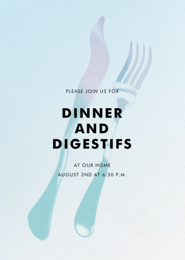 Liquid Dinner - Dinner Party Invitation by Paperless Post