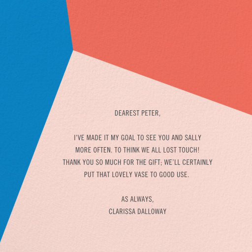 Featured Thanks by Paperless Post - Back