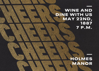 Cheers on Cheers - Gatsby Party Invitation by Paperless Post