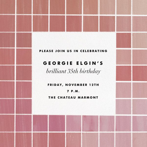 Chromatic (Photo) - Birthday Invitation by Kelly Wearstler - Back