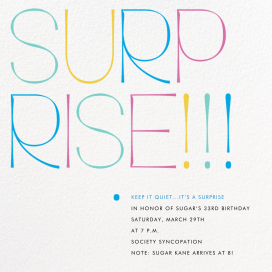 Bold Surprise by Paperless Post