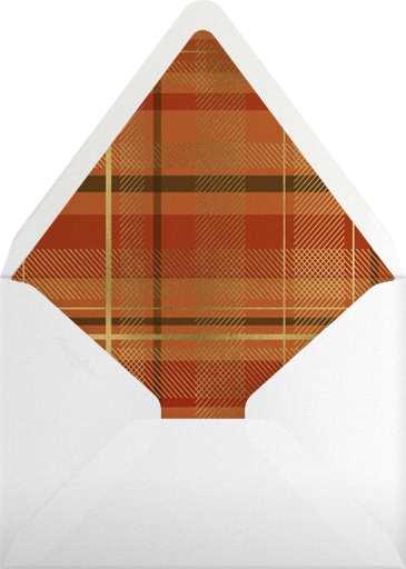 Sparkling Tartan - Paperless Post Envelope
