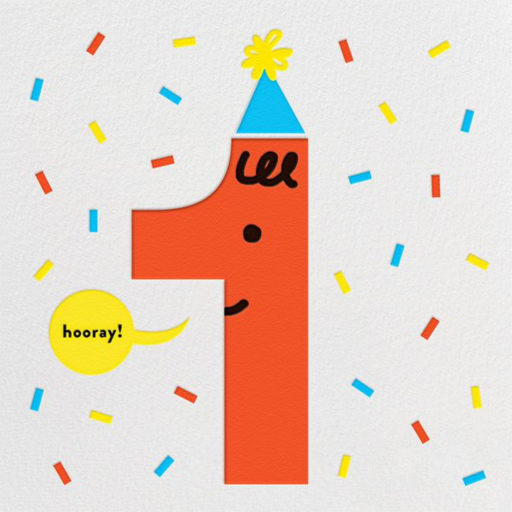 Birthday Faces - First Birthday Invitation by The Indigo Bunting