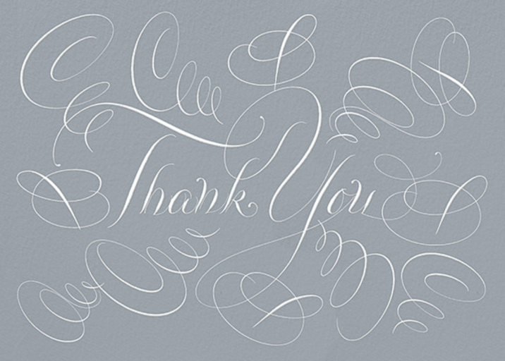 Thank You with Flair by bernard-maisner-studio