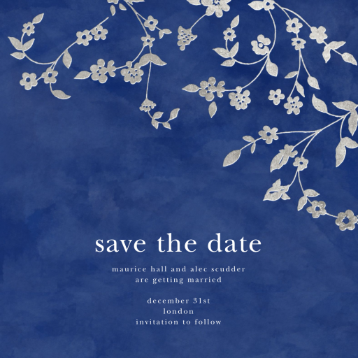 Floral Trellis II - Save The Date - Save the Date by Oscar de la Renta