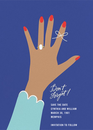 Put a String on It - Save the Date by Cheree Berry Paper & Design