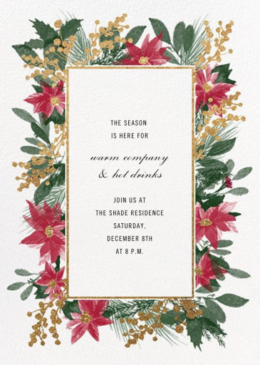 Guirlande Rouge - Invitation by Paperless Post