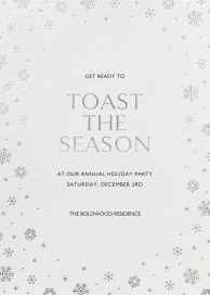 White Out - Ivory - Holiday Save the Date by Paperless Post