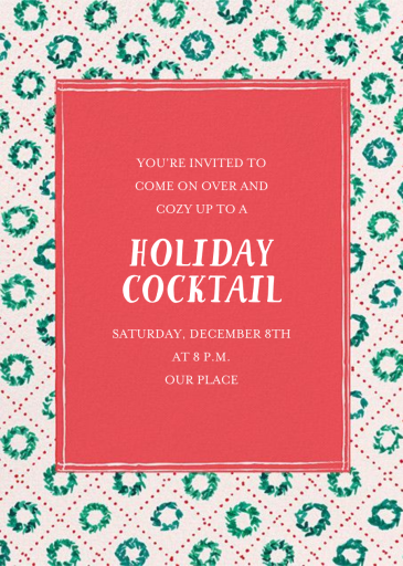 Sweet Wreaths - Invitation by Mr. Boddington's Studio