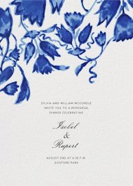 Watercolor Floral - Wedding Weekend Invitation by Oscar de la Renta