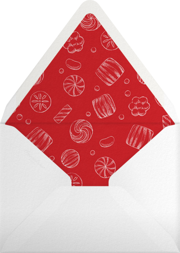 Gingerbread Blueprint - Paperless Post Envelope