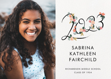 Botanic Year (Photo) - Graduation Announcement by Rifle Paper Co.