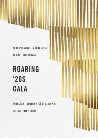 Swaying Fringe - Fundraiser Invitation by Paperless Post