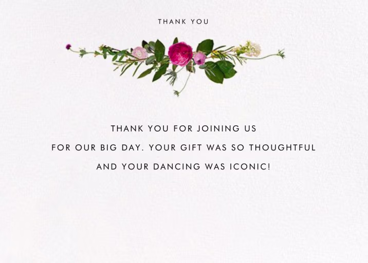 Belvoir (Stationery) - Thank You Card by Paperless Post