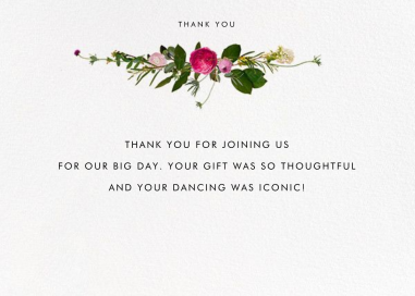 Belvoir (Stationery) - Thank You Card by Paperless Post