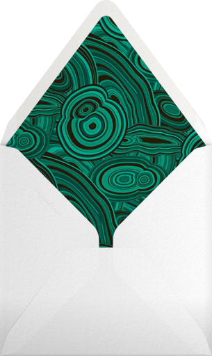 Malachite (Invitation) - Jonathan Adler Envelope