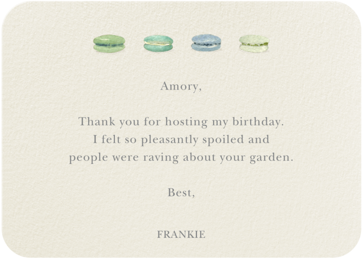 Macarons Quartet - Stationery by Felix Doolittle