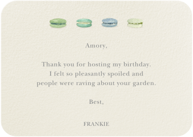 Macarons Quartet - Stationery by Felix Doolittle