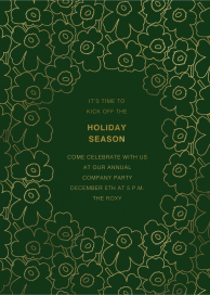 Meadow Border - Corporate Holiday Party Invitation by Marimekko