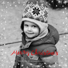 Holiday Wink - Christmas Card by Linda and Harriett