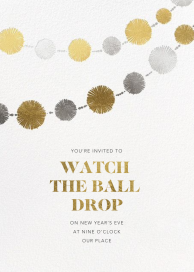 Pom Bunting by Paperless Post