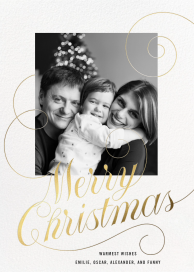 Christmas Curlicue - Christmas Card by Paperless Post