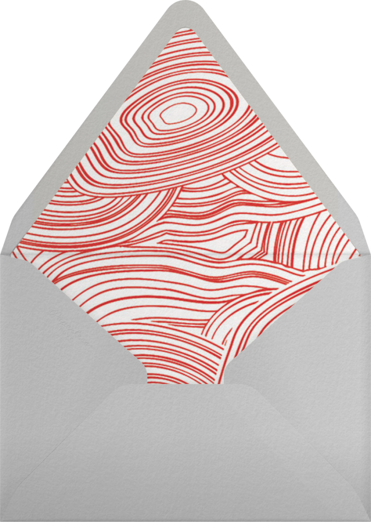 Nixon Holiday - Red - Jonathan Adler - Envelope