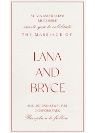 Wedding Eve by Paperless Post