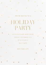 Tiny Snowflakes - Holiday Party Invitation by Sugar Paper