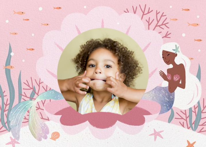 Mermaid Cove Photo - Pool Party Invitation by Paperless Post