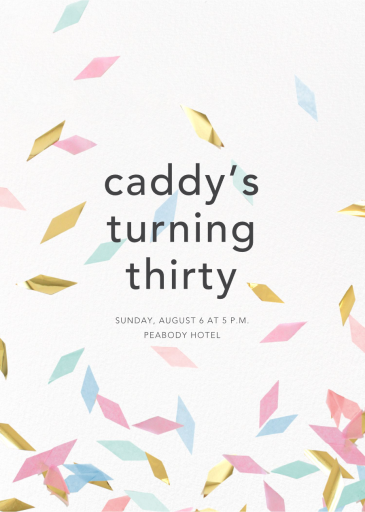 Flutter - Birthday Invitation by CONFETTISYSTEM