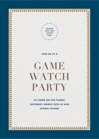 Bold Line (Tall) - Alumni Event Invitation by The Indigo Bunting